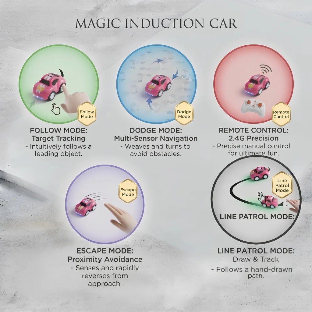 Smart Sensor Car with 5 Modes