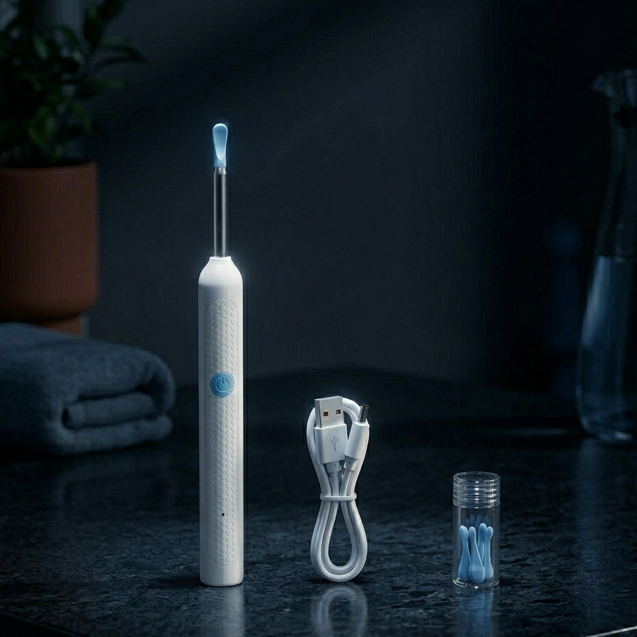Ear Wax Cleaning Kit with Built in Camera c type chargeable maxummart